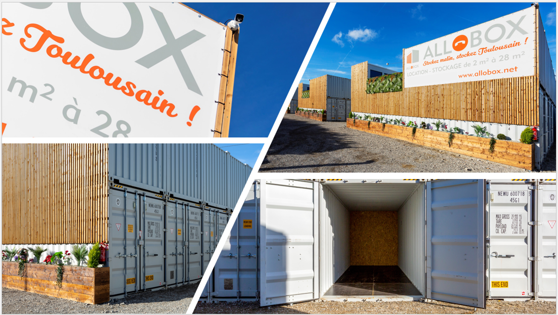 Site de stockage sécurisé AlloBox à Portet-sur-Garonne